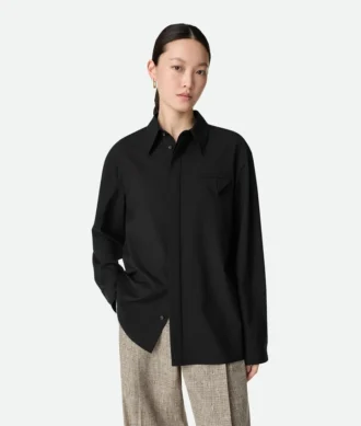 Chemise en laine fine