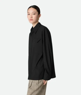 Chemise en laine fine