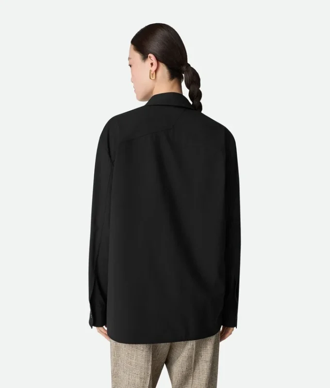Chemise en laine fine