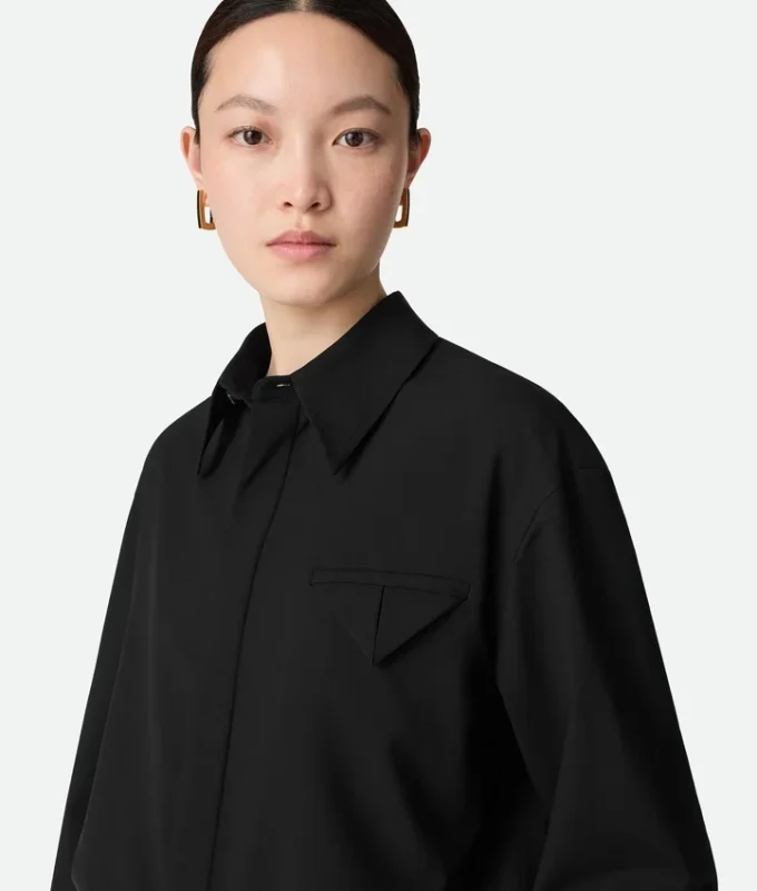 Chemise en laine fine