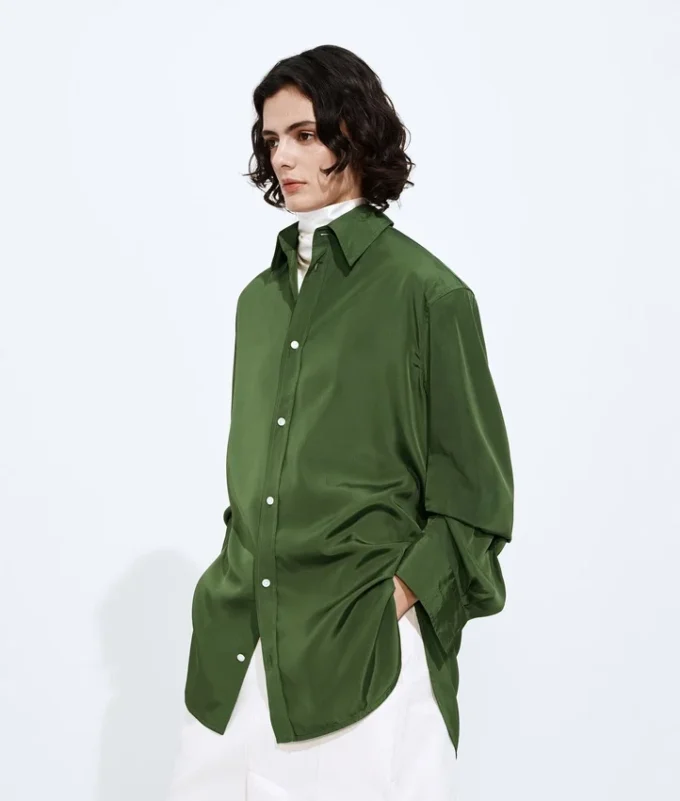 Chemise en parachute délavé Chemise en parachute délavé