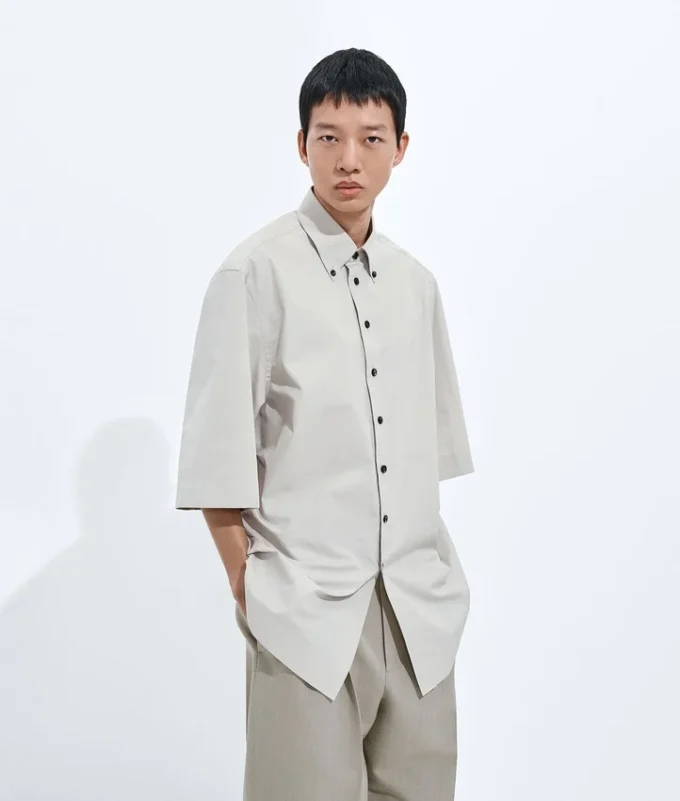 Chemise en popeline de coton Chemise en popeline de coton