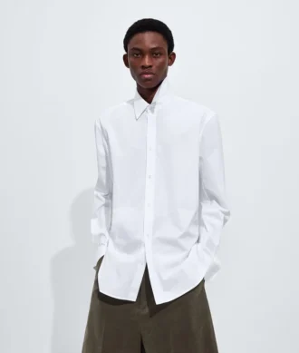 Chemise en popeline de coton