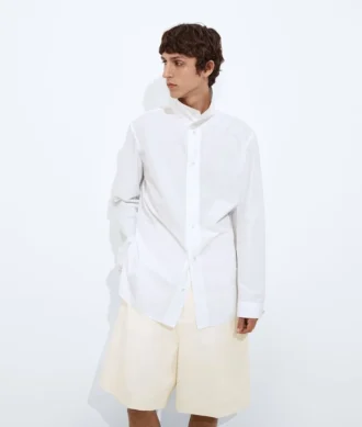 Chemise en popeline de coton
