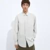 Chemise en popeline de coton