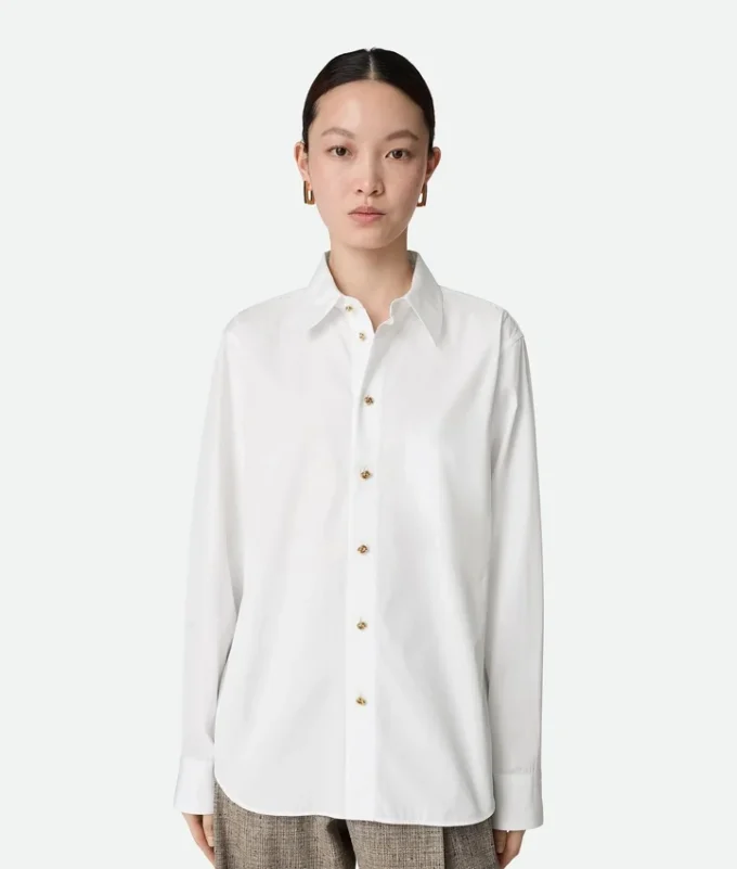 Chemise en popeline de coton Chemise en popeline de coton