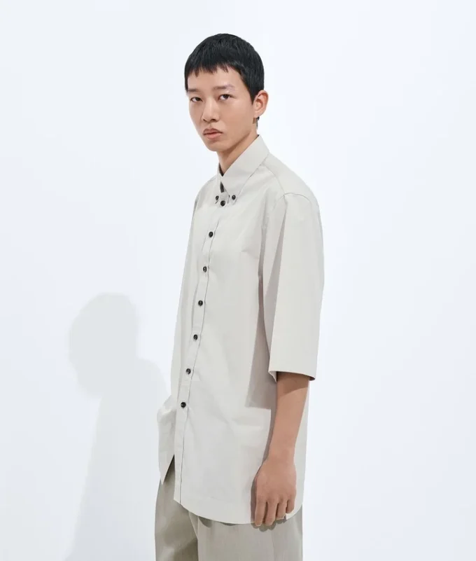Chemise en popeline de coton Chemise en popeline de coton