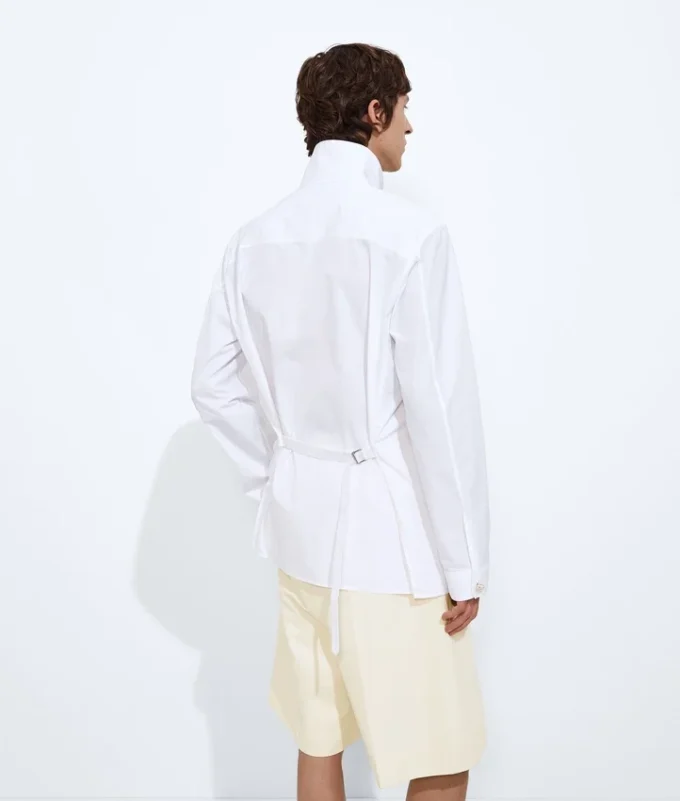 Chemise en popeline de coton