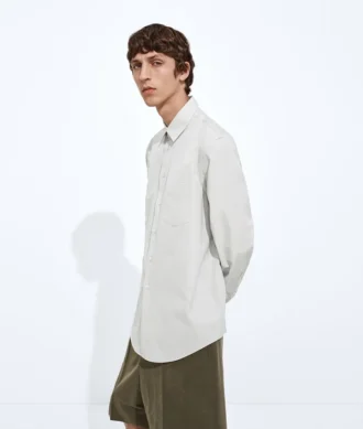 Chemise en popeline de coton