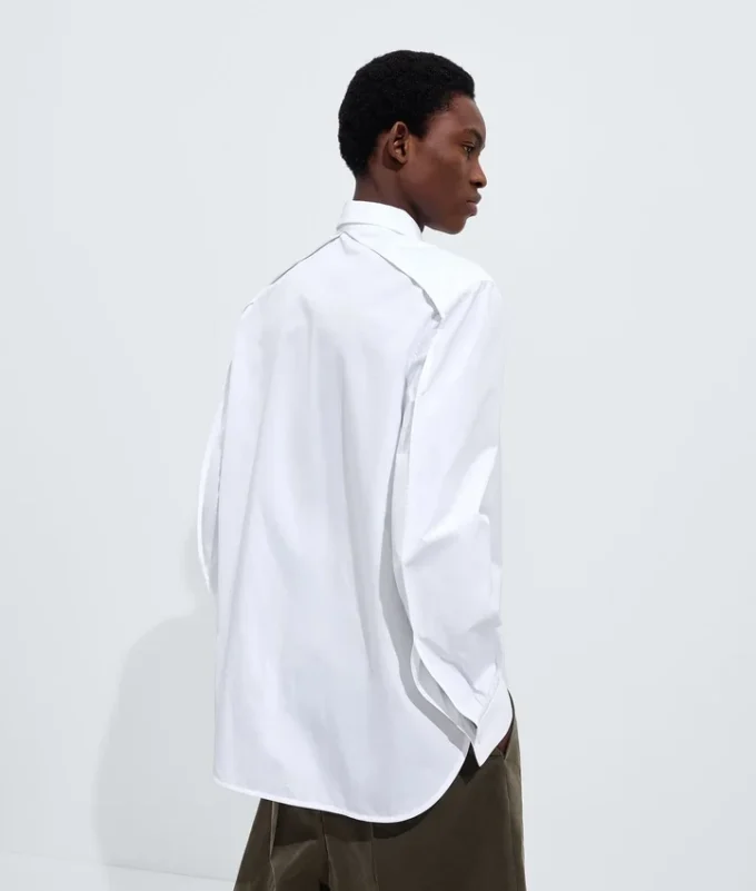Chemise en popeline de coton