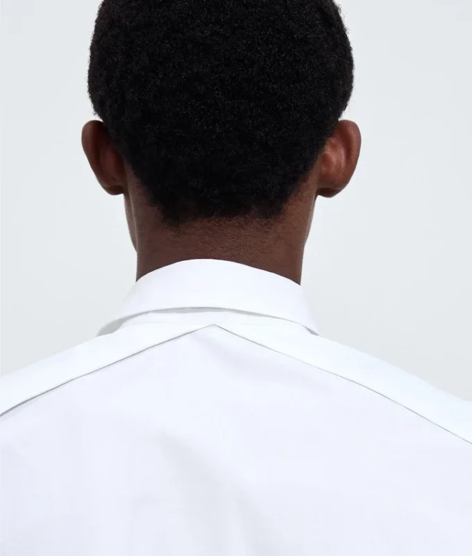 Chemise en popeline de coton
