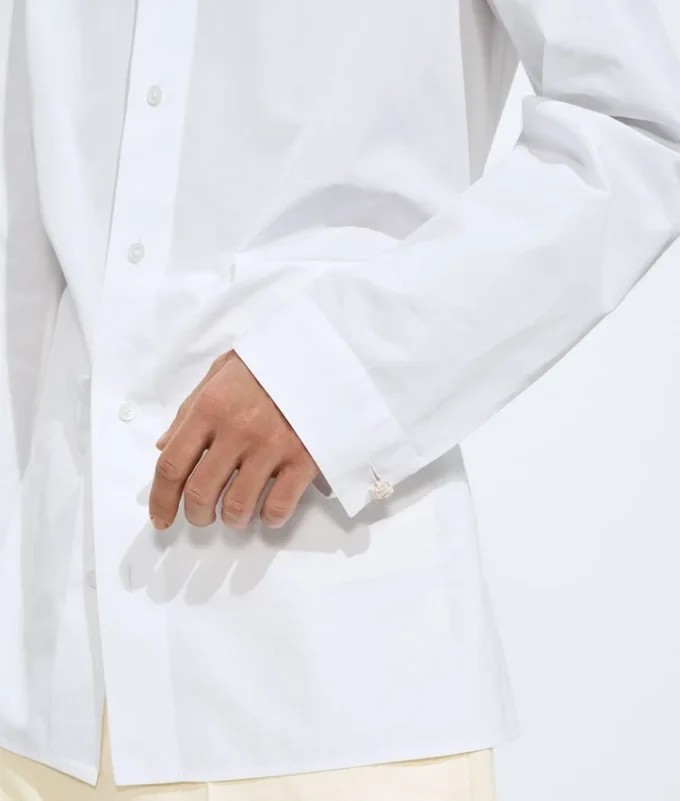 Chemise en popeline de coton