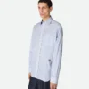 Chemise en popeline de coton rayée Chemise en popeline de coton rayée