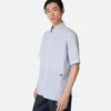 Chemise en popeline de coton rayée Chemise en popeline de coton rayée