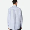 Chemise en popeline de coton rayée Chemise en popeline de coton rayée