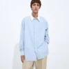 Chemise en popeline rayée Chemise en popeline rayée
