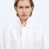 Chemise en satin de soie fluide