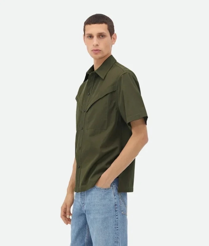 Chemise en sergé de coton léger Chemise en sergé de coton léger