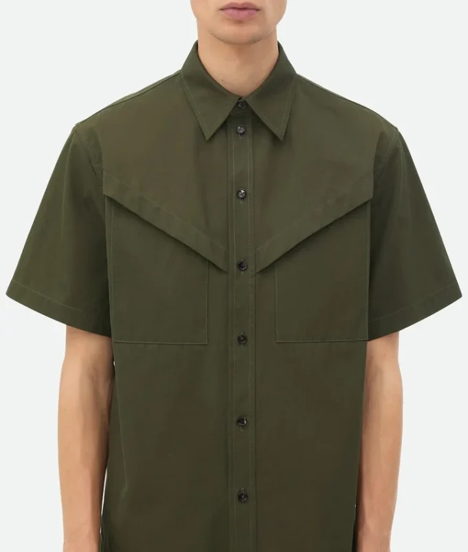 Chemise en sergé de coton léger Chemise en sergé de coton léger