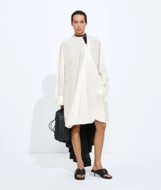 Chemise en taffetas de soie lavé Chemise en taffetas de soie lavé