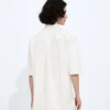 Chemise en toile de coton compacte