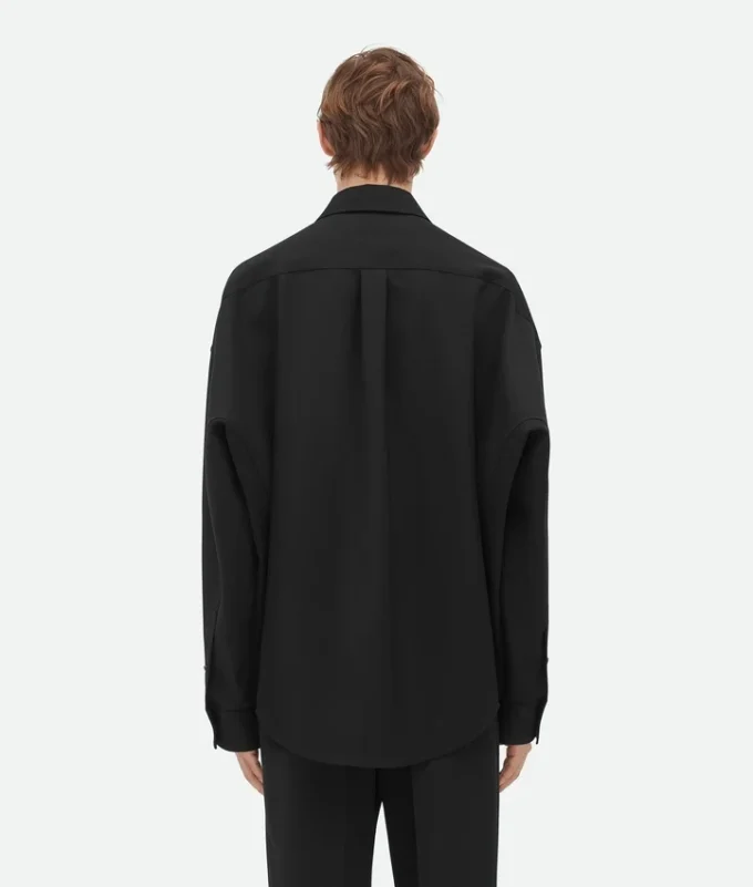 Chemise en twill de laine Chemise en twill de laine