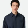 Chemise en twill de soie et coton Chemise en twill de soie et coton