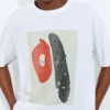 Chemise imprimée en jersey de coton