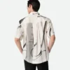 Chemise imprimée en soie