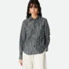 Chemise à rayures en coton et lin Chemise à rayures en coton et lin