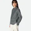 Chemise à rayures en coton et lin Chemise à rayures en coton et lin