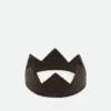 Couronne en cuir Intrecciato