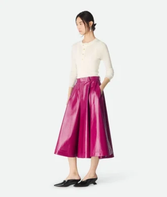 Culotte en cuir brillant Culotte en cuir brillant