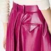 Culotte en cuir brillant