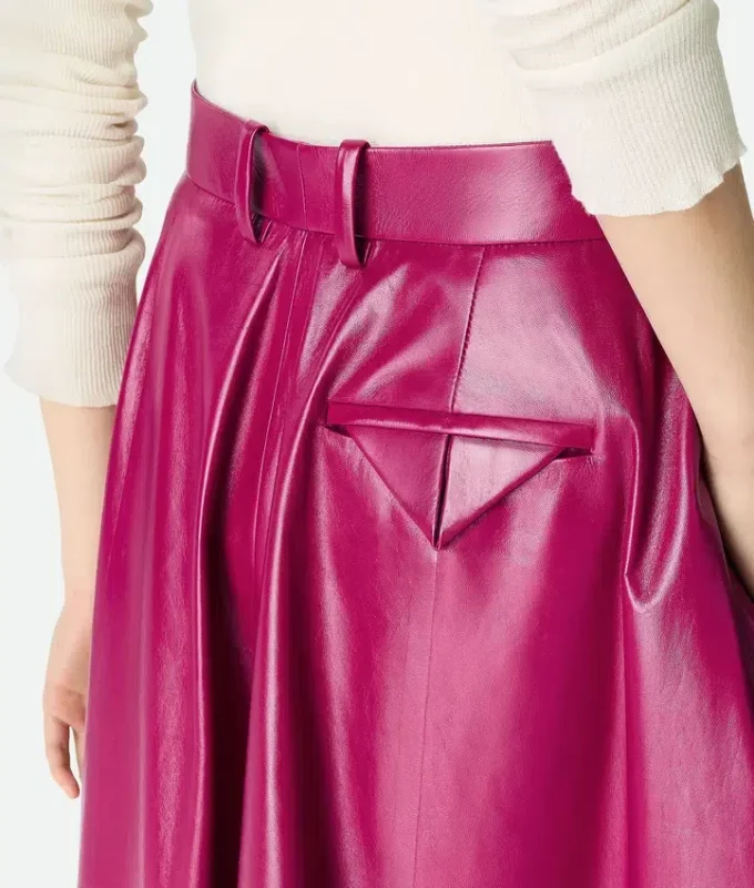 Culotte en cuir brillant