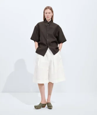 Culotte en toile de coton compacte Culotte en toile de coton compacte
