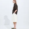Culotte en toile de coton compacte