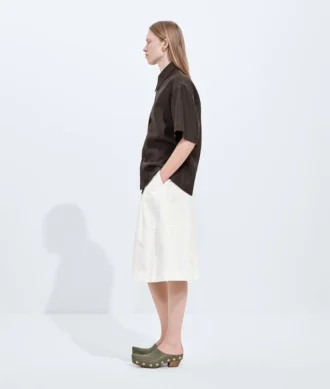 Culotte en toile de coton compacte Culotte en toile de coton compacte