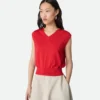 Ensemble deux pièces en coton et viscose