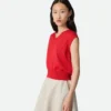 Ensemble deux pièces en coton et viscose
