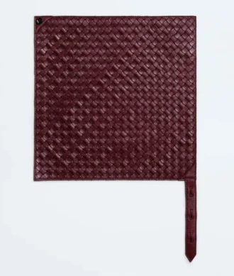 Foulard en cuir Intrecciato