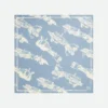 Foulard en soie « Carte postale italienne »