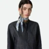 Foulard en soie « Carte postale italienne »