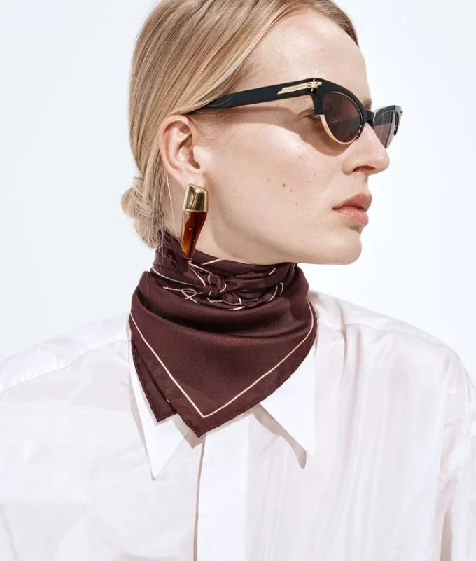 Foulard en twill de soie