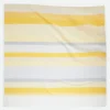 Foulard en twill de soie rayé