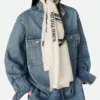 Foulard imprimé en twill de soie