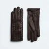 Gants en cuir Intrecciato