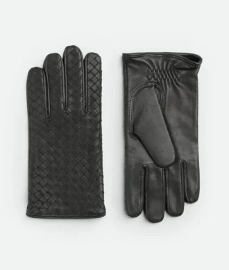 Gants en cuir Intrecciato