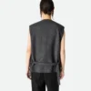 Gilet en laine double face