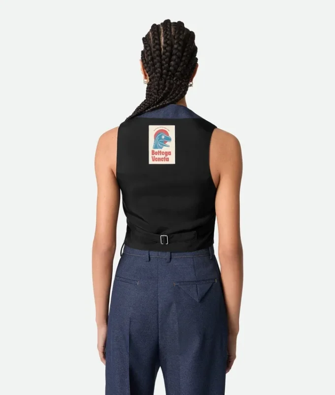 Gilet en laine mélangée
